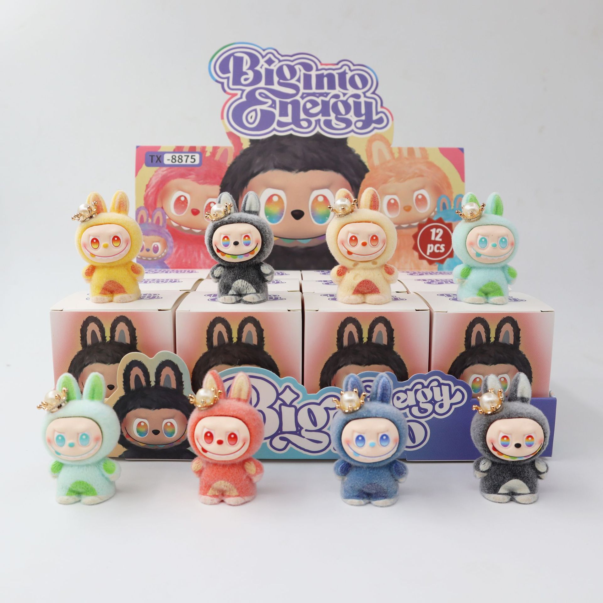 コーラ植毛ラブブラインドボックス小さな装飾品子供のおもちゃバブルマート屋台卸売トレンディなおもちゃ人形ブラインドバッグ