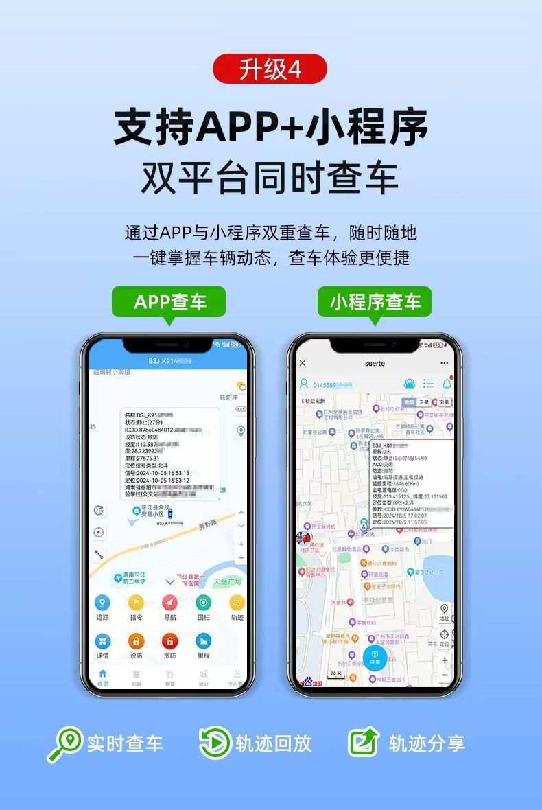 Single-Beacon Car Gps Tracker 4g All-Network Smart Vehicle Positioning Tracker Anti-Theft and Anti-Loss for Electric Vehicles