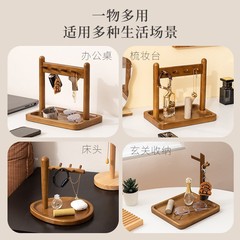 木の掛け物の棚の玄関の入戸の鍵の収納ケースの置物の展示棚の創意的な物置の棚は扉に入って鍵の棚を掛けます。