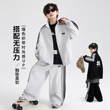 男大童秋季韩范学院风运动套装2025新款青少年儿童秋装户外两件套
