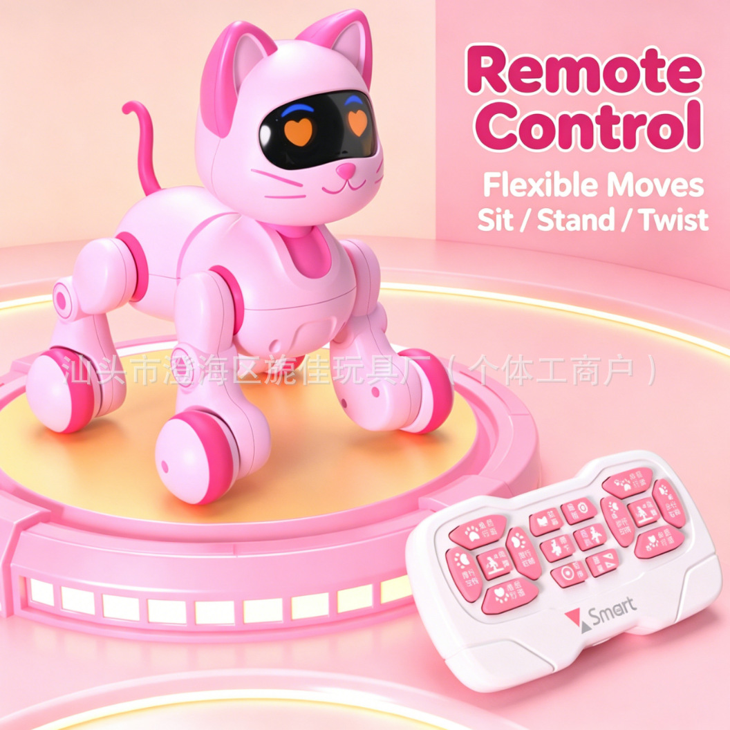 Perro Robot Inteligente de Plástico con Control Remoto e Interactivo para Niños