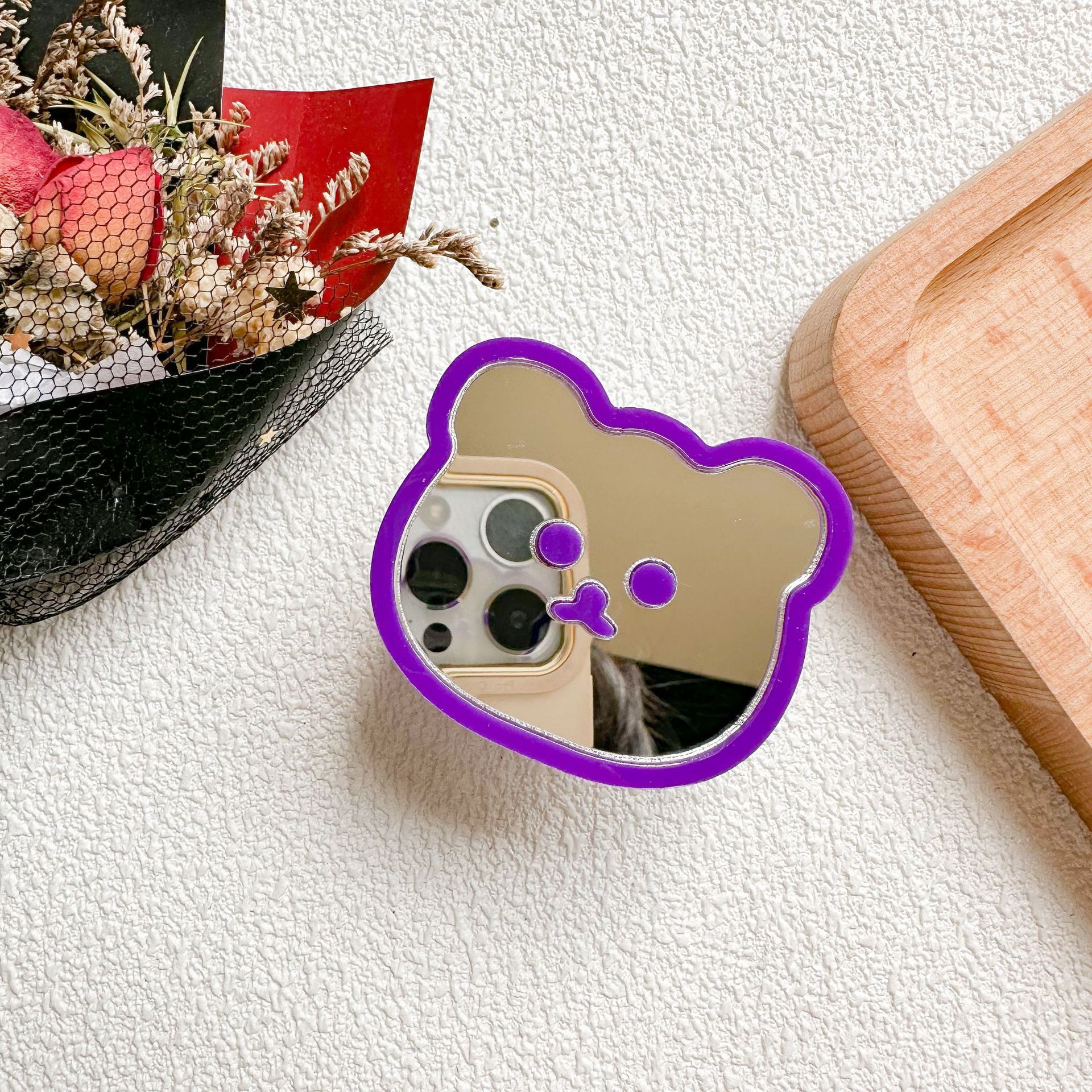35g Weight Universal Applicable Brands Mobile Phone Holder Classification Plastic Material Bear Pattern Cute Style Cute Bear Plastic Universal Phone Cases 5