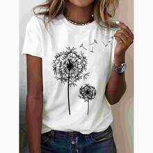 V 21615 Dandelion Print T-Shirt �ѹ�Ӣӡ��T�� �羳�W��