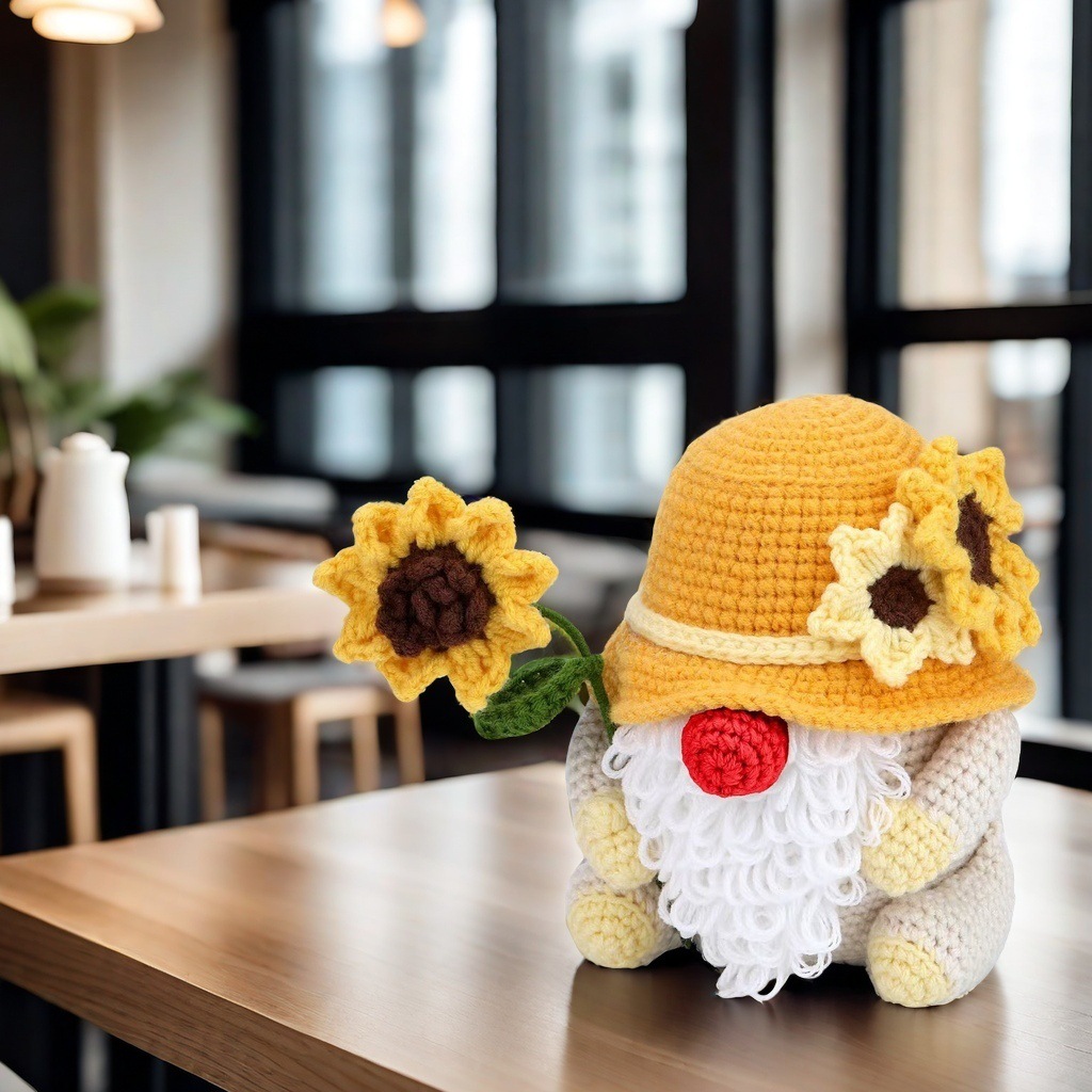 定 制 亚马逊TEMU新款英文DIY卡通玩偶材料包套装手工 钩针材料包