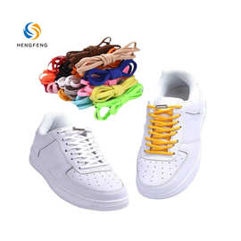 定制批发懒人弹力免系免绑金属胶囊扁鞋带金属锁鞋带