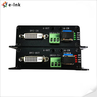 E-Link DVI+RS232+Двусторонняя аудио-оптическая конечная машина поддерживает 1080p KVM.