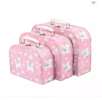 高档人工穿线纸板手提盒手提箱的生产，各种纸板纸质印刷盒手提盒