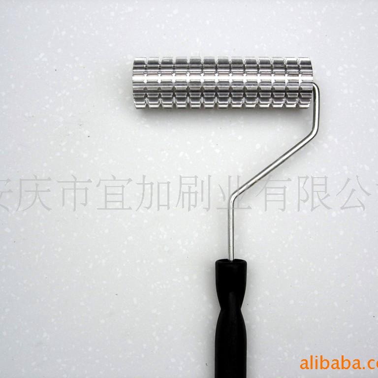 玻璃钢手糊工具消泡滚筒--铝制滚筒刷-宽齿气泡滚