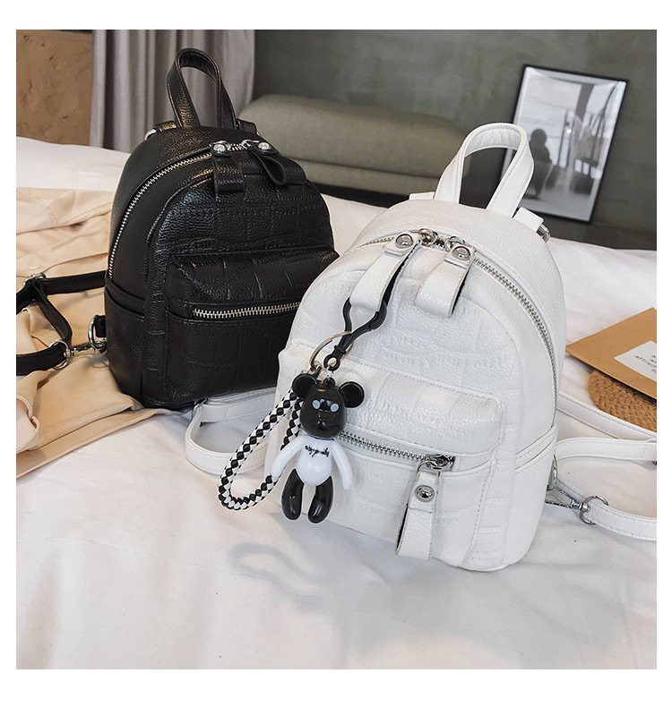 New Korean Fashion Backpack Dualuse Small Single Shoulder Messenger Bagpicture18