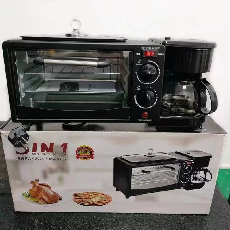 3IN1 BREAKFAST MACHINE Home English Breakfast Machine Multifunctional Coffee Hot Milk Over