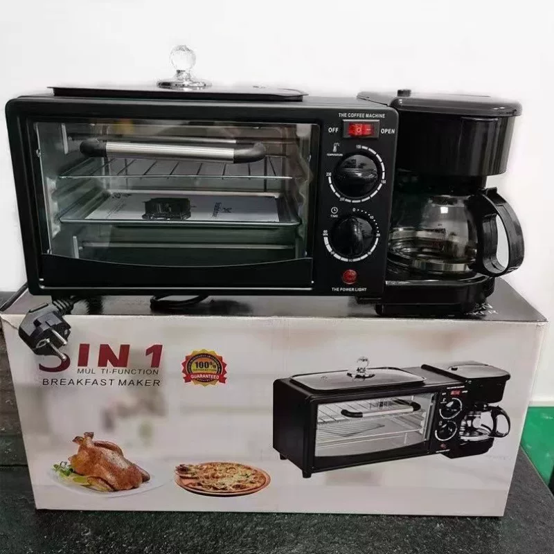 3IN1 BREAKFAST MACHINE Home English Breakfast Machine Multifunctional Coffee Hot Milk Over