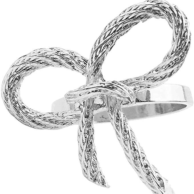 Venta caliente transfronteriza Hotel plata arco de oro servilleta hebilla servilleta anillo boca paño anillo metal al por mayor