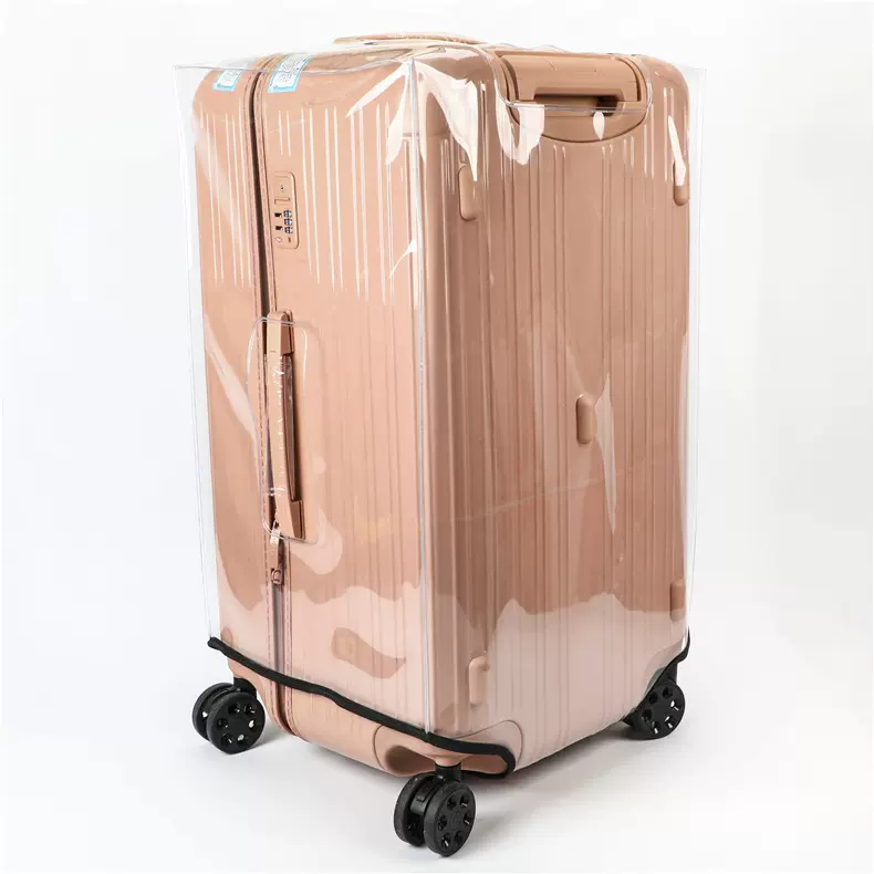 pvc透明行李箱套 耐寒防水 旅行箱保护套 50丝透明箱保护套