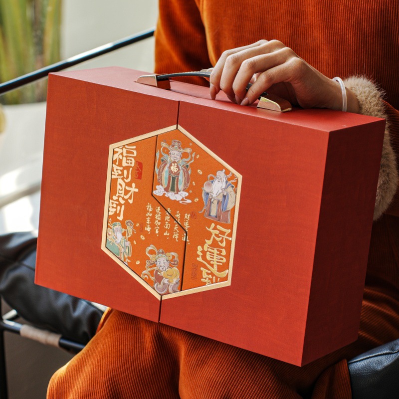 2025新款高端定制双开盒通用岩茶肉桂大红袍茶叶礼盒包装空盒