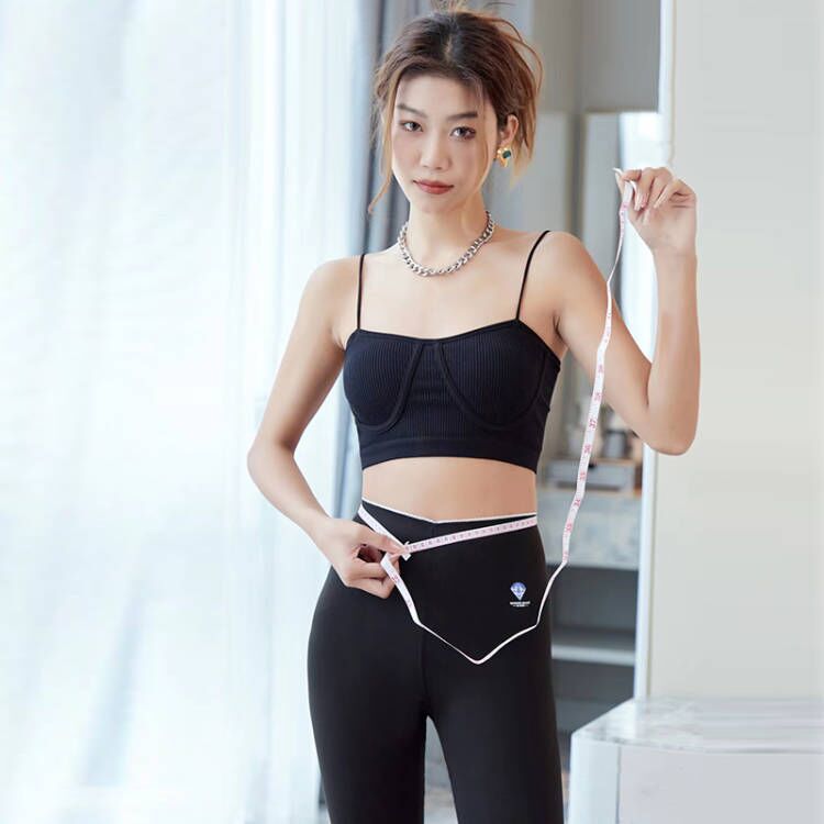 Nuevos pantalones Barbie ajustados cuidadosamente seleccionados, pantalones de nueve puntos, leggings de otoño, leggings finos de terciopelo de cintura alta con forro polar para mujer