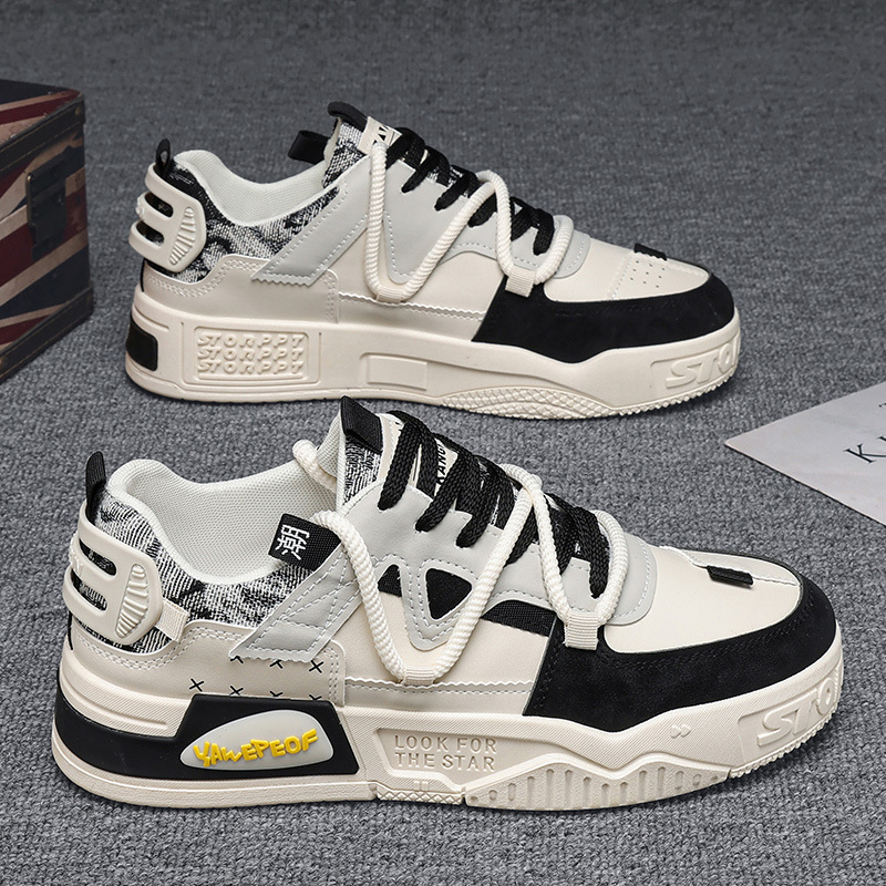 Zapatos de hombre 2025 nuevos zapatos de invierno transpirables de malla casuales zapatos de skateboard de nicho de estudiantes originales zapatos deportivos de moda