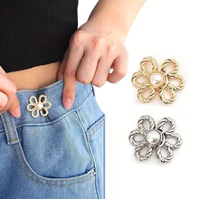 D 71328 Metal Button Chinese Style Waistband �����̿�������