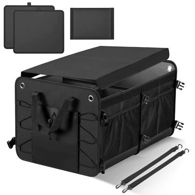 Car Supplies Car Storage Box Car Storage Folding Storage Box Car Debris Storage Trunk Storage Box (Car storage bag/box) - black