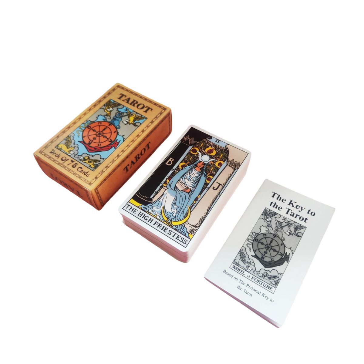 12x7cm Original Waite Tarot Cards Deck With Paper Instructions Included_voghion.com