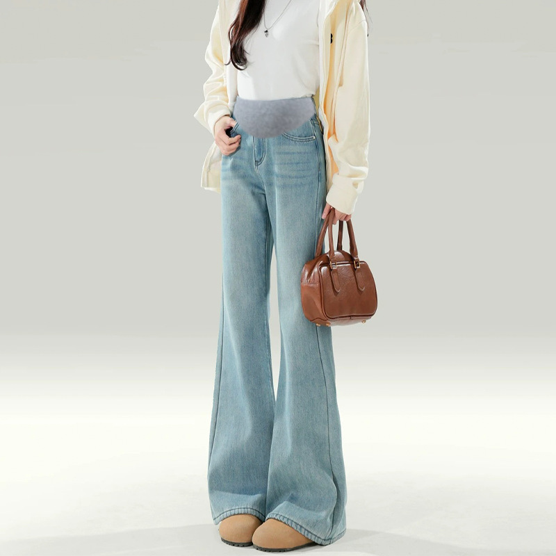 Maternity Pants for Spring and Autumn, Non-Tightening Jeans for Outdoor Wear, Autumn and Winter Flared Pants, Autumn Clothing in Stock, One-Piece Drop Shipping Maternity Pants for Spring and Autumn, Non-Tightening Jeans for Outdoor Wear, Autumn and Winter Flared Pants, Autumn Clothing in Stock, One-Piece Drop Shipping