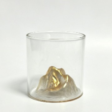 De estilo japonés de cristal de montaña Fuji montaña creativa taza de visualización de whisky taza de vidrio taza de café taza de té taza de espíritus image 10