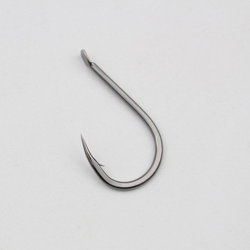 Carbon steel Qianmao fish hook with crooked mouth and hardened bulk raft fishing for sea fishing, rock fishing for black sea bream, barbed fishing gear and fish hook wholesale