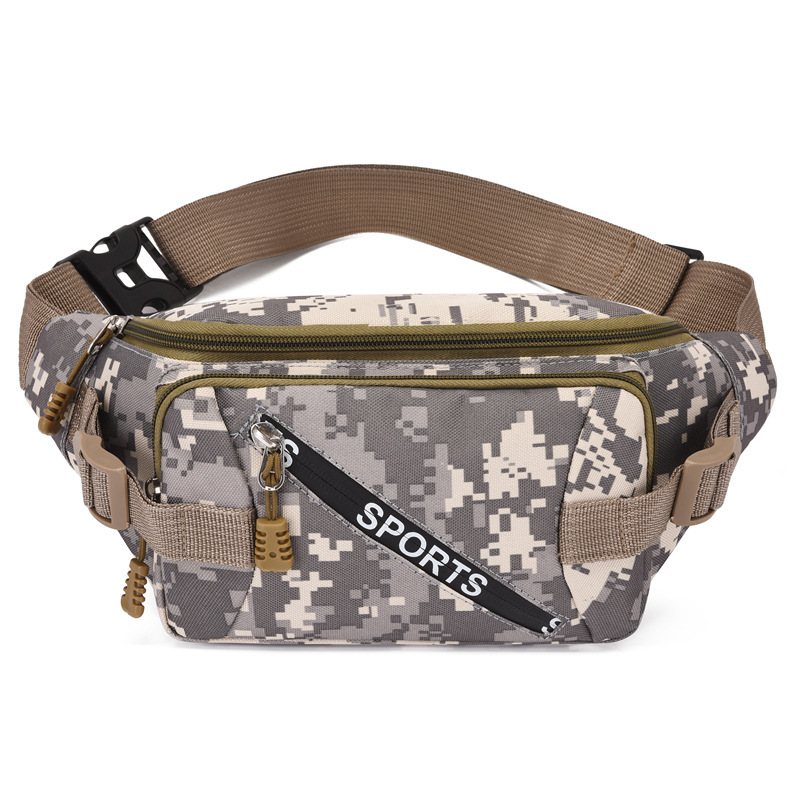 Deportes al aire libre multifunción anti-salpicaduras de agua cajero negocio bandolera bolsa de pecho para hombres y mujeres para trabajar resistente al desgaste de gran capacidad