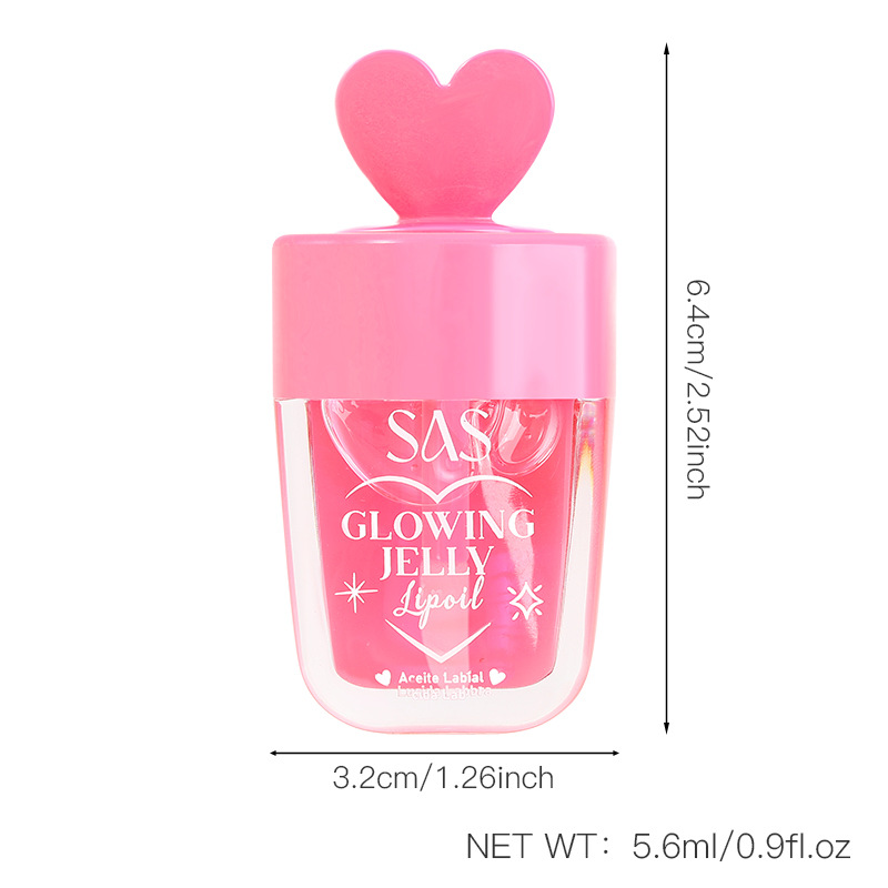 SAS caliente transfronterizo spot 6 colores brillo de labios líquido aceite de labios lindo de larga duración SAC116 image 6