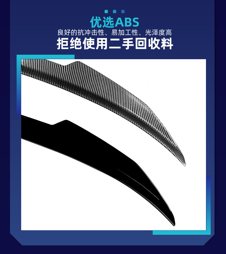 Suitable for Bmw 3 Series F30 F35 2013-2019 Psm Style Rear Wing Fixed Wing Spoiler Cross-Border Modification Parts
