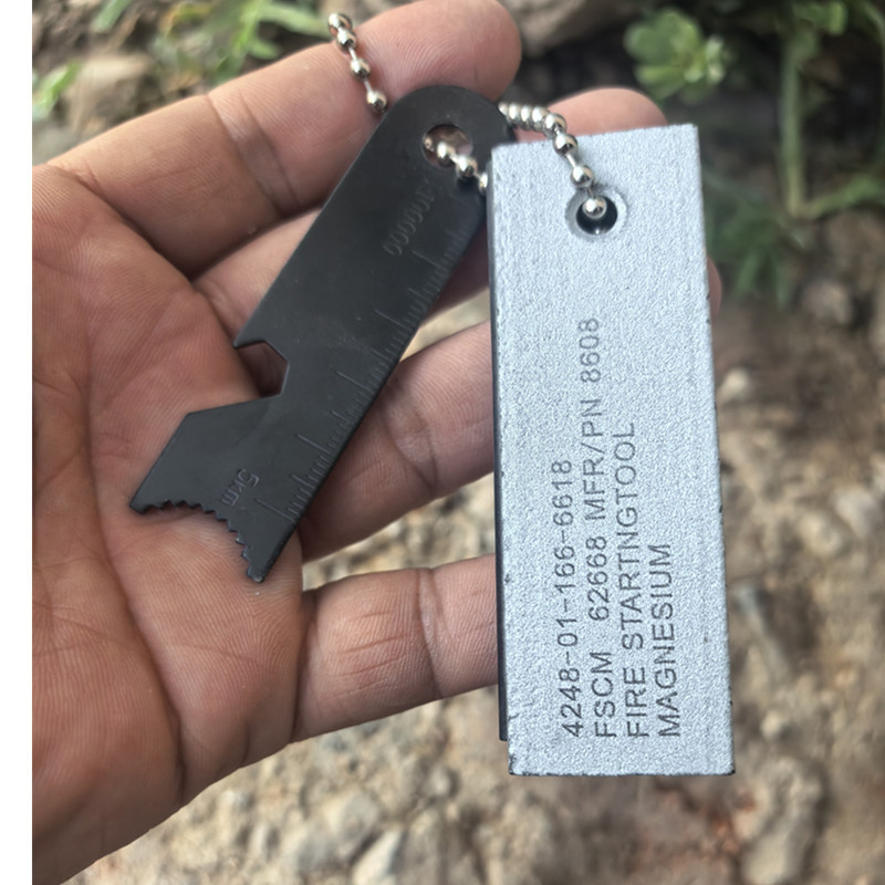 Outdoor equipment for night light magnesium rod