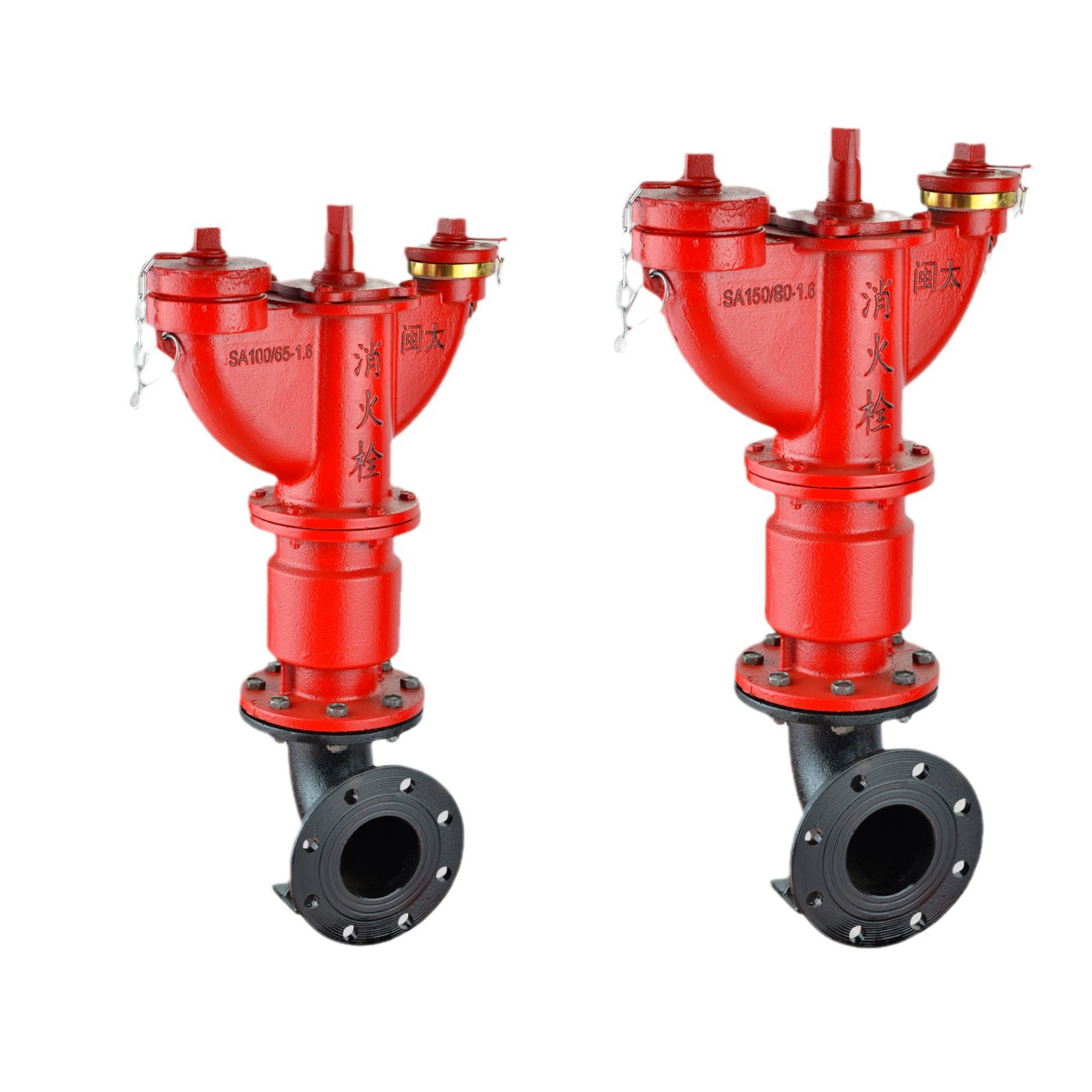 SA100/65-1.6 Подземный пожарный гидрант наружный гидрант Fujian Fujian пожарное оборудование наружный гидрант прямой продажи
