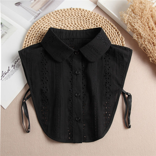Collared Cotton Autumn/Winter Women's Baby Collar Shirt Decorative Collar Shirt Korean Style Collar Shirt Fake Collar