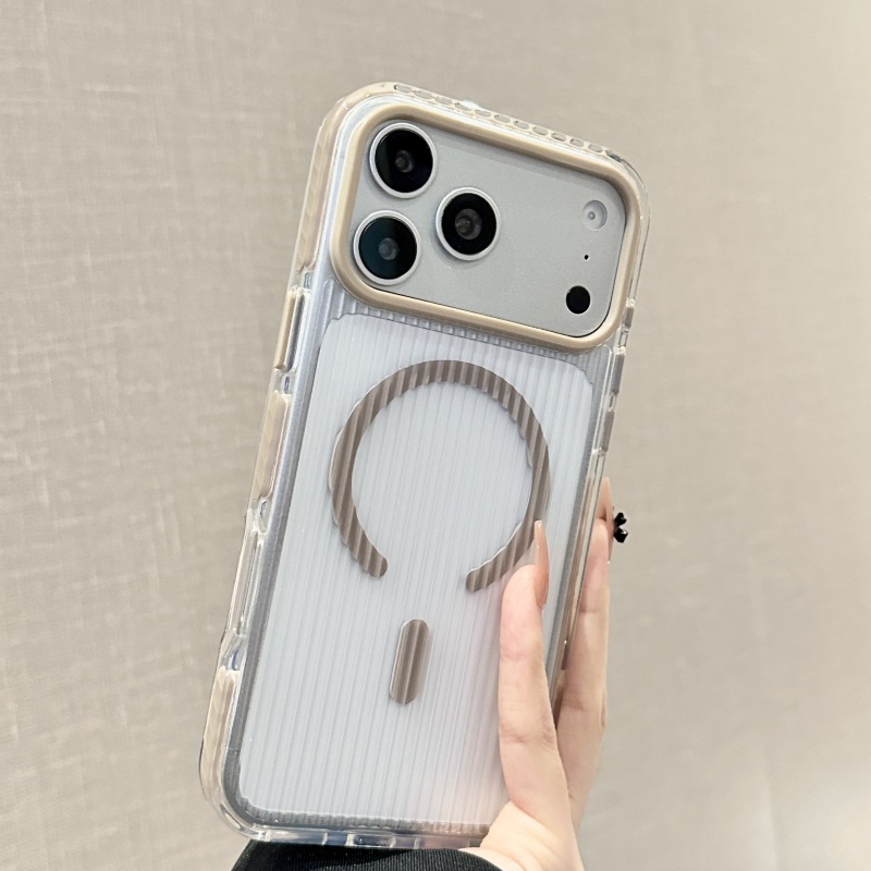 Funda Magnética para iPhone 15/16/17/18 Pro de Acrílico con Protección Anti-caídas image 15