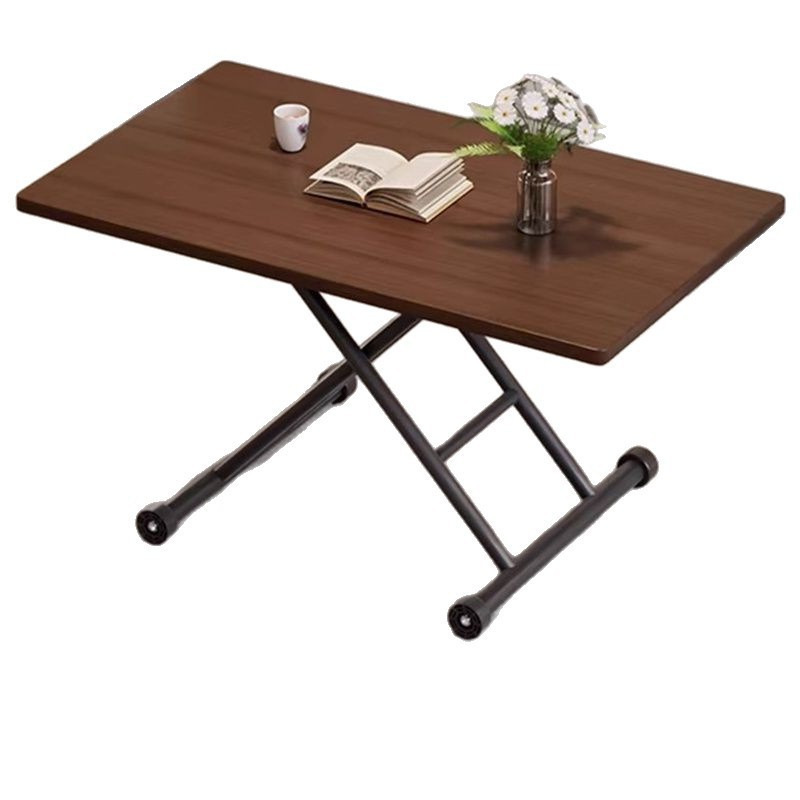 Adjustable Folding Coffee Table Dining Table Mobile Folding Table for Home Use in Small Apartments Rental Houses Simple Computer Desk Office Desk