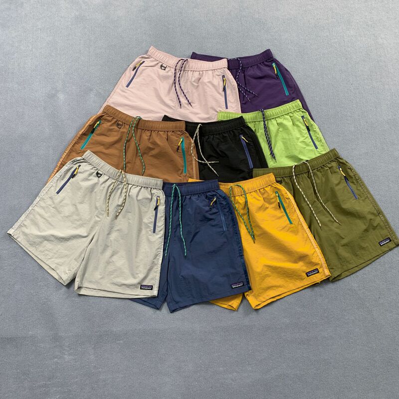 Pata Shorts for Men and Women, Outdoor Waterproof Sports Hiking Lightweight Dopamine Loose Straight Beach Shorts