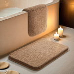 卫生间吸水地垫酒店防滑地巾厕所门口速干地毯门垫加厚浴室踩kω