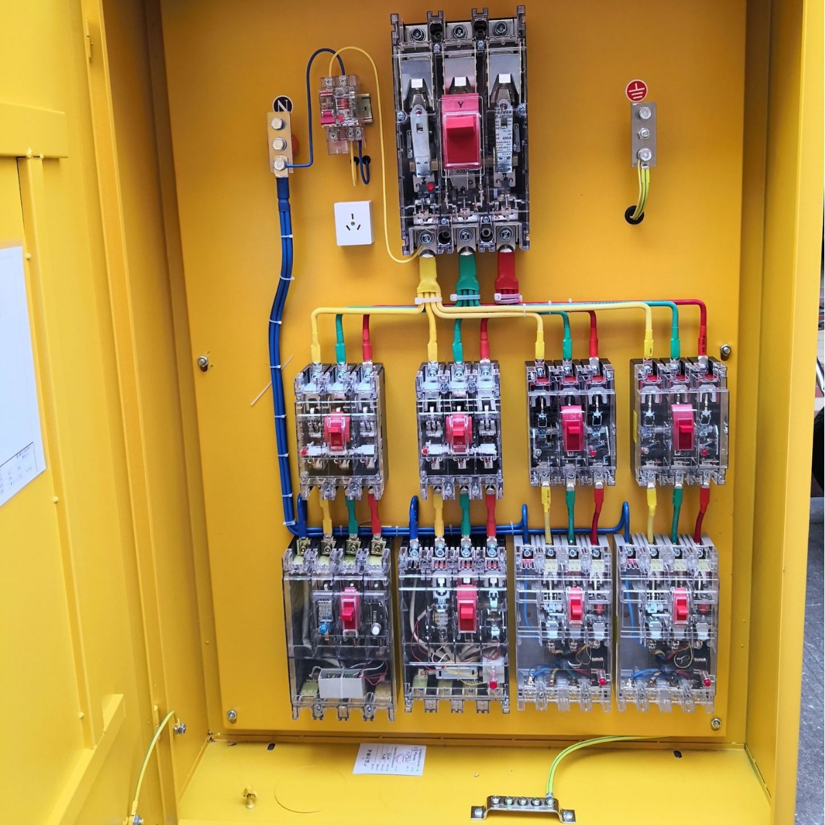 厂家直销全锋电气 二级柜二级箱 落地式电源配电柜工地临时配电箱