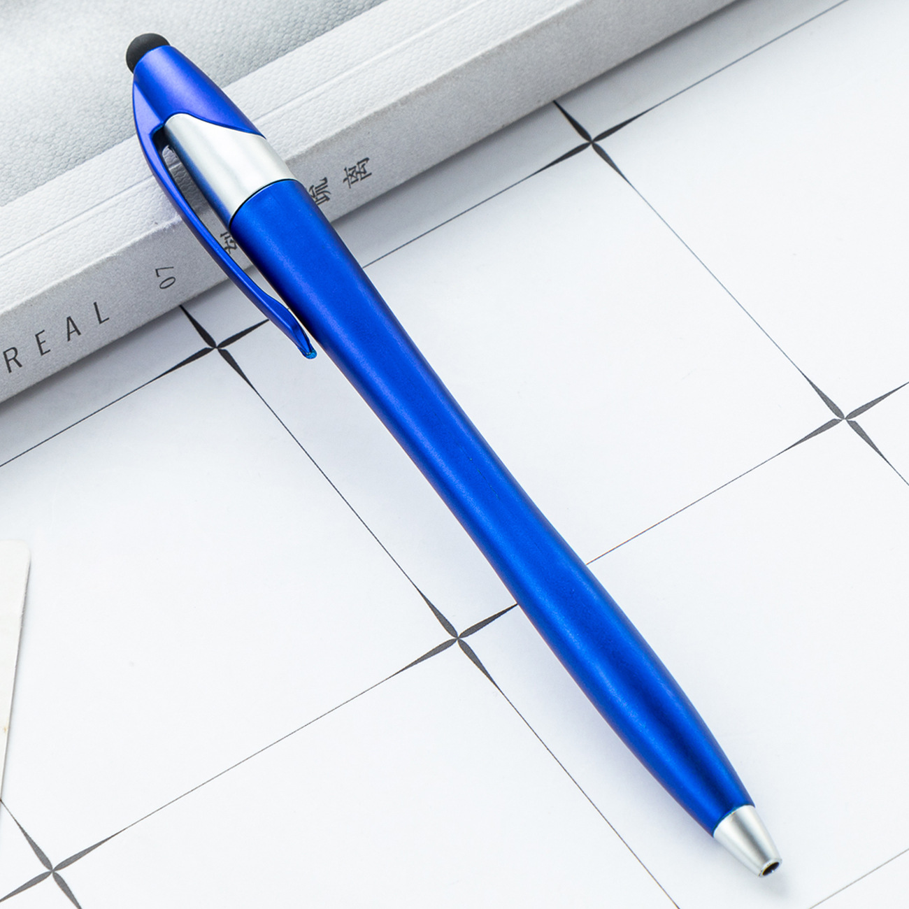 Fabricante mayorista bolígrafo de plástico imprimible logotipo capacitivo de escritura a mano bolígrafo publicitario regalos bolígrafo promocional