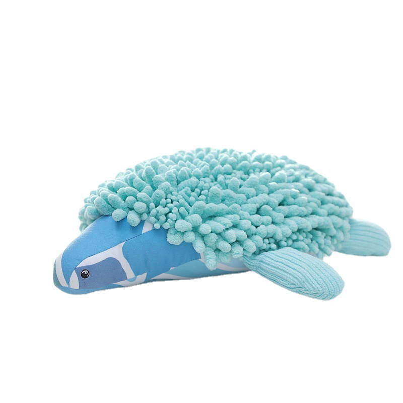 Chenille Turtle Plush Toy Seal Green Doll Foreign Trade Fashion Home Pillow Cute