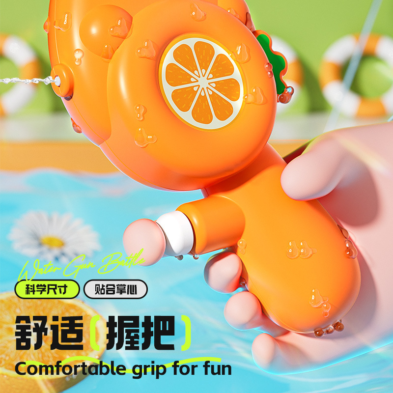 Nuevo producto de verano, prensa de frutas, pequeña pistola de agua, lindo juego al aire libre, juguetes para niños, regalos populares transfronterizos