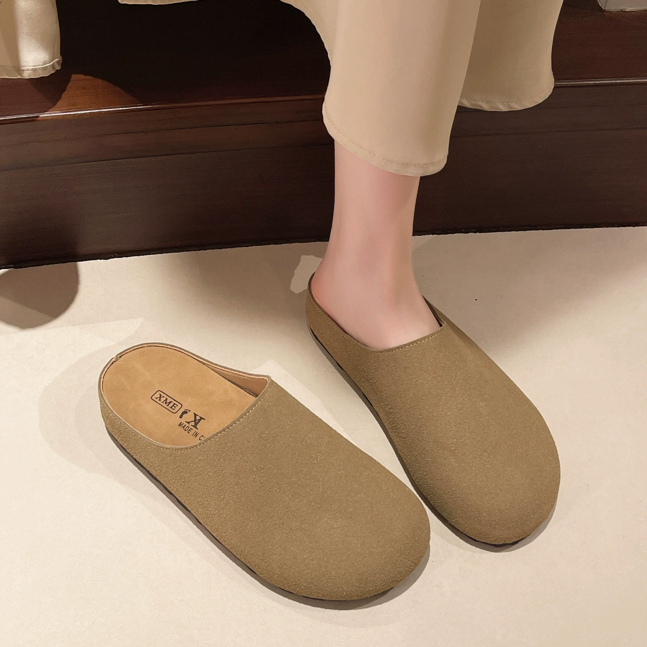 Retro matte universal slippers, Spring/Fall 2025 model