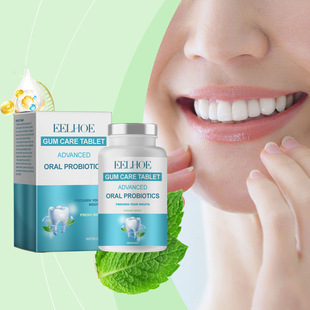 EELHOE Probiotics Oral Gargle Granules Solid Toothpaste Tablets Portable Gargle Granules Portable Cleaning Teeth Protectors