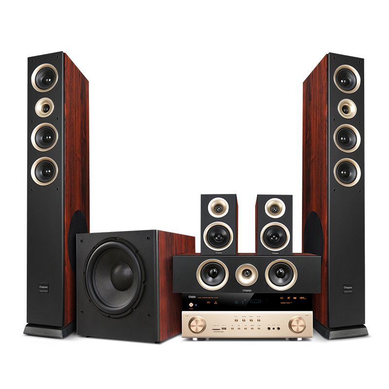 Chqiao Small Cyclone No. 1 Floor-Standing High-Power Living Room Speaker Ktv5.1 Home Theater Subwoofer Audio