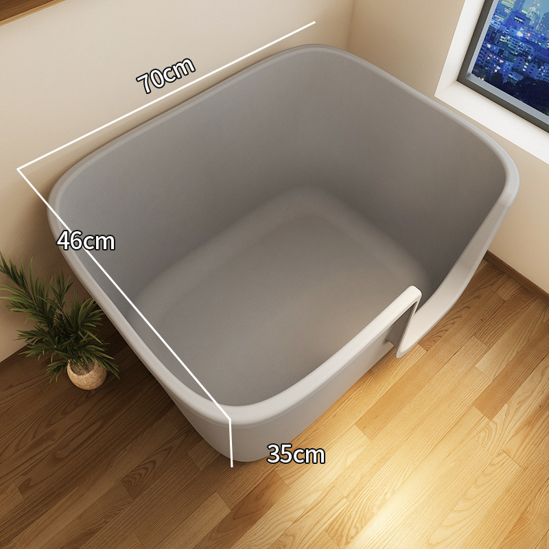 70CM 고양이 쓰레기통 그레이 [새롭게 업그레이드되고 두꺼워진 사이즈]♢