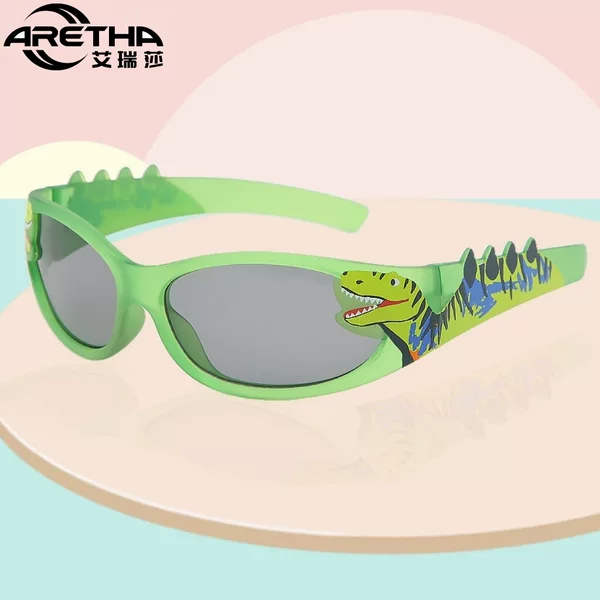 New Children's Cartoon Dinosaur Sunglasses Party Decoration Glasses Sun Protection Sunglasses Cross-Border Wholesale Uv Protection