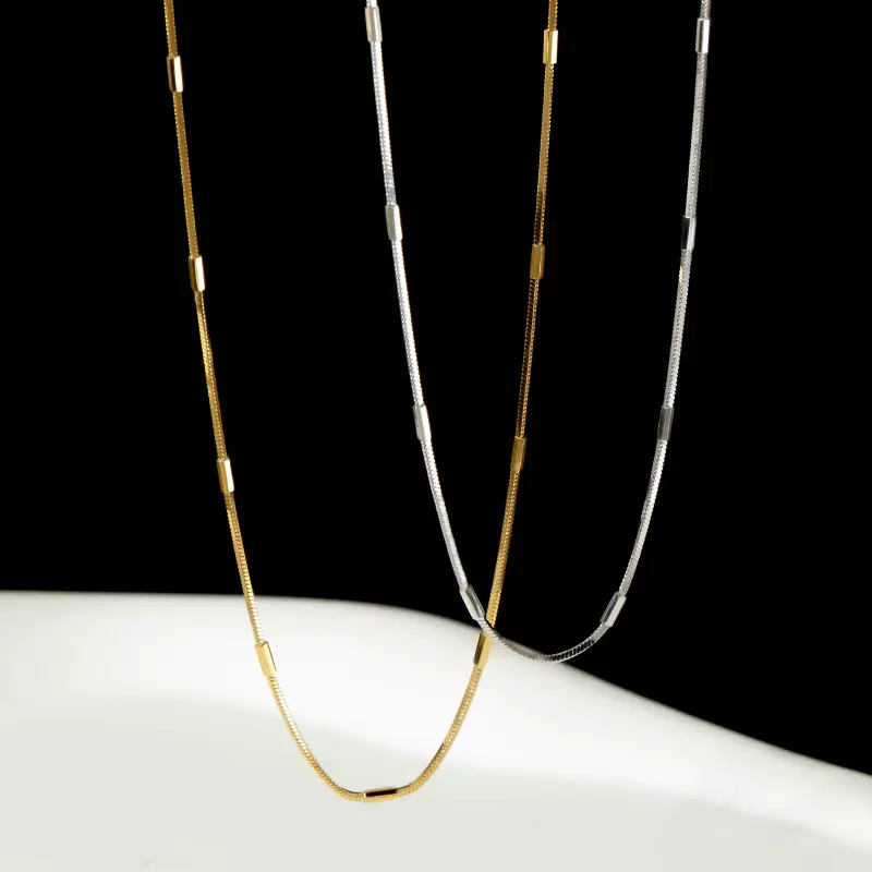 925纯银项链批发女流星银河蛇骨链高级感小众设计ins气质饰品配饰
