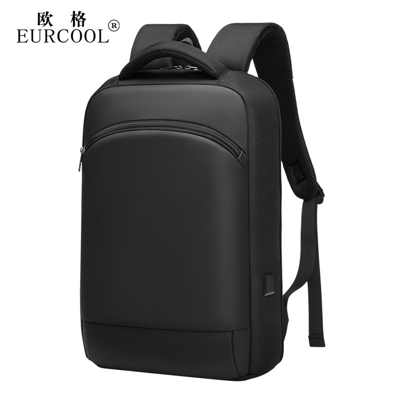 Ultra-thin Laptop Backpack Men's Business Commuter Multifunctional Computer Backpack Water-repellent Cross-border Wholesale