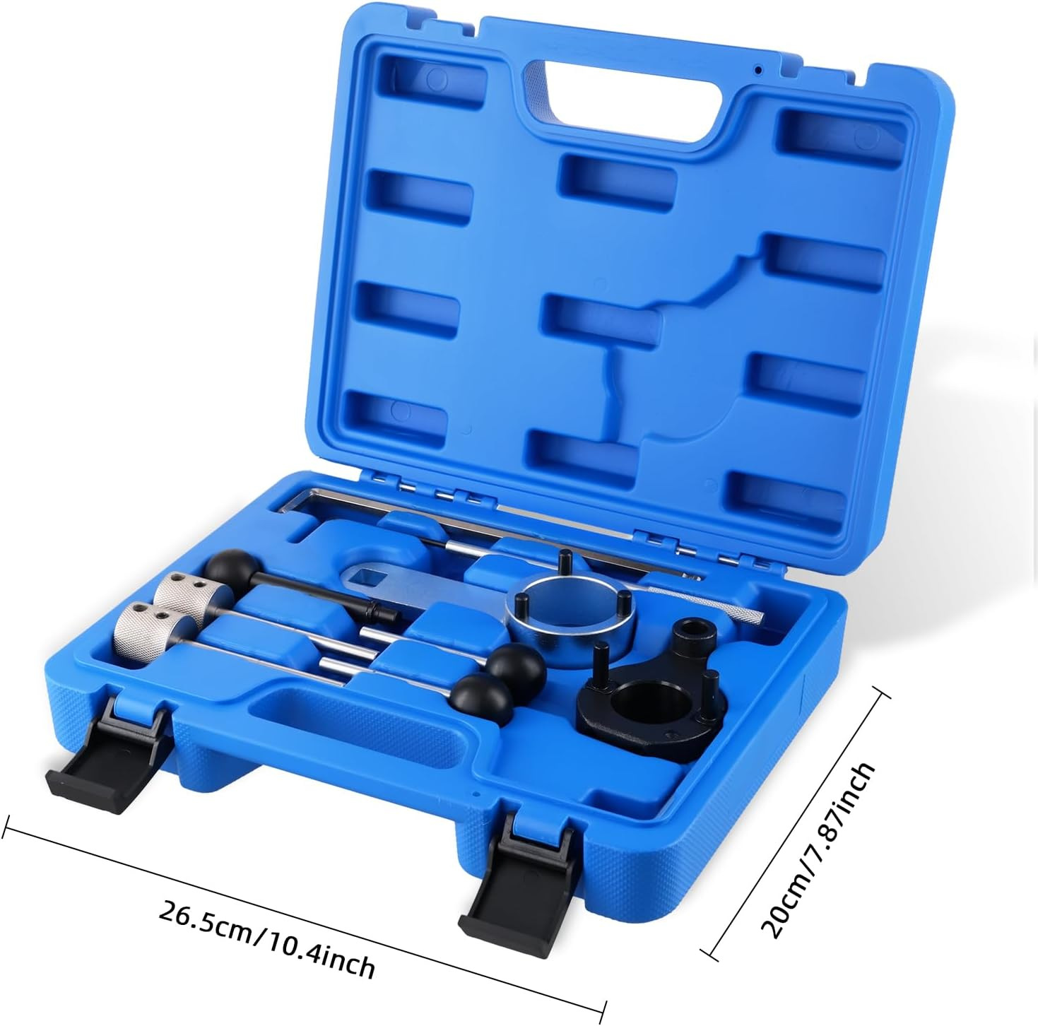 10-Piece Set of Timing Tools for Volkswagen Tiguan Audi Vag 1.9 1.6/2.0 Tdi Cr Diesel Engines