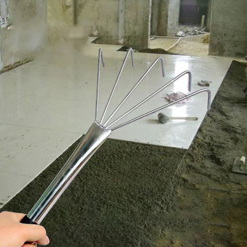 Tile leveling nail rake wholesale manufacturer household floor tile laying tools tile leveling five-tooth leveling device