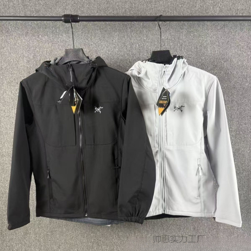 Off-Season Spring and Autumn Soft Shell Jacket Thin Velvet Jacket Niaojia Windproof and Waterproof Outdoor Casual Jacket for Men and Women